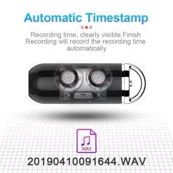 Halskette mit sprachaktiviertem Audiorecorder – stilvolles Smart-Gerät für freihändige Aufnahmen