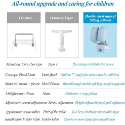 Haltungskorrektur für Kinder – Gerät zur Ausrichtung der Bruststütze und des Rückens