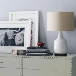 Handcrafted Ceramic Cove Table Lamp