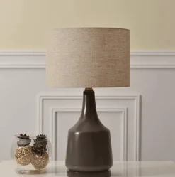 Handcrafted Ceramic Cove Table Lamp