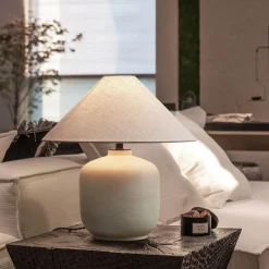 Handcrafted Ceramic Lamp - Unique Pottery Lighting Fixture