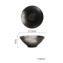 Handelsübliche Ramenschalen aus Keramik – langlebiges Geschirrset