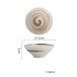 Handelsübliche Ramenschalen aus Keramik – langlebiges Geschirrset