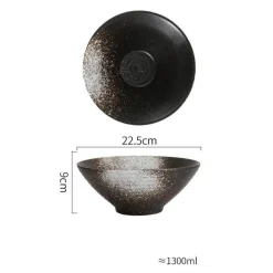 Handelsübliche Ramenschalen aus Keramik – langlebiges Geschirrset