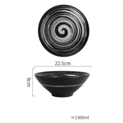 Handelsübliche Ramenschalen aus Keramik – langlebiges Geschirrset