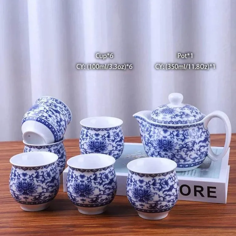 Handgefertigte Keramik-Teekanne mit Drachendesign – 350 ml Porzellan-Teekanne