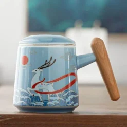 Handgefertigte Teetasse aus Keramik – Einzigartiger Keramikbecher