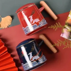 Handgefertigte Teetasse aus Keramik – Einzigartiger Keramikbecher