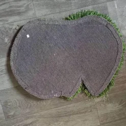 Handgefertigter Waldgras-Teppich – Naturinspirierte Innenmatte