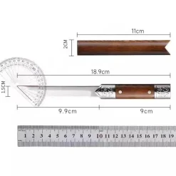 Handgefertigtes japanisches Allzweckmesser – Küchenwerkzeug aus Holz