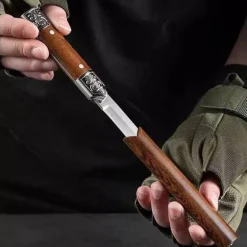 Handgefertigtes japanisches Allzweckmesser – Küchenwerkzeug aus Holz