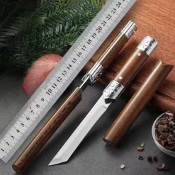 Handgefertigtes japanisches Allzweckmesser – Küchenwerkzeug aus Holz
