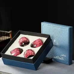 Handgefertigtes Keramikbecher-Set – Einzigartiges Trinkgeschirr für Kaffee und Tee in Geschenkbox