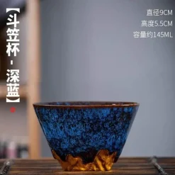 Handgefertigtes Kung-Fu-Teetassen-Set aus Keramik – Trinkgeschirr aus Porzellan