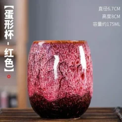 Handgefertigtes Kung-Fu-Teetassen-Set aus Keramik – Trinkgeschirr aus Porzellan