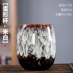 Handgefertigtes Kung-Fu-Teetassen-Set aus Keramik – Trinkgeschirr aus Porzellan