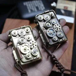 Handgefertigtes Vintage-Kupferfeuerzeug – einzigartiges Design