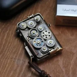 Handgefertigtes Vintage-Kupferfeuerzeug – einzigartiges Design