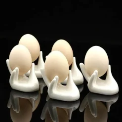 Handgeformter Eierbecherhalter aus Keramik – Einzigartiges Frühstücksaccessoire