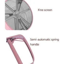 Handgehaltenes halbautomatisches Mehlsieb – Küchen- und Backwerkzeug