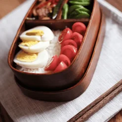 Handgemachte japanische Bento-Box – Traditionelle Lunchbox