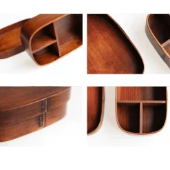 Handgemachte japanische Bento-Box – Traditionelle Lunchbox