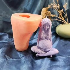 Handgemachte Mutter Erde Kerzenform - Umweltfreundliche Kerzenherstellung