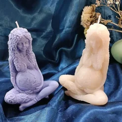 Handgemachte Mutter Erde Kerzenform - Umweltfreundliche Kerzenherstellung