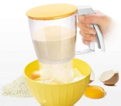 Handgepresstes Mehlsieb – Küchensieb-Gadget