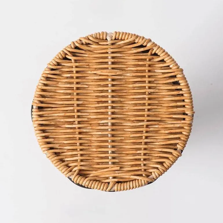 Handgewebte Rattanvase - Boho Home Decor Accessoire