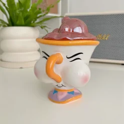 Handgezeichnetes Espressotassen-Set aus Keramik – 237 ml Cappuccino-Untertasse