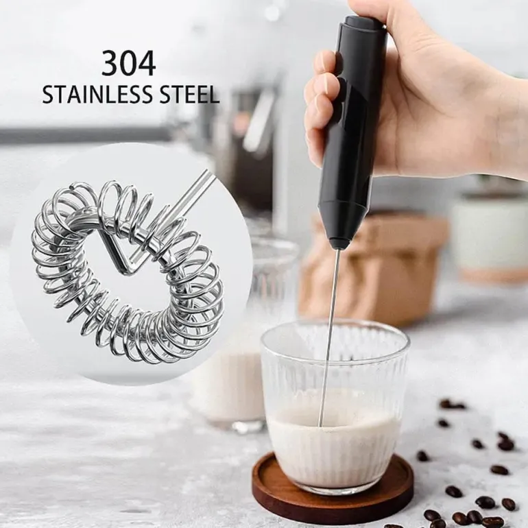 Handlicher Milchaufschäumer und Kaffeemixer für schaumige Getränke