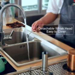 Hand-Milchaufschäumer - Professioneller Kaffee-Schneebesen-Schaummacher