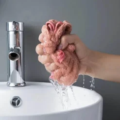 Handtücher aus Korallensamt – weiche, schnelltrocknende Mikrofasertücher