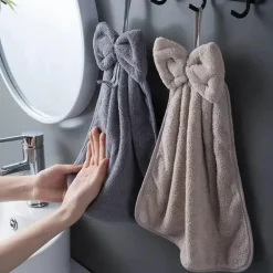 Handtücher aus Korallensamt – superweiches, saugfähiges Küchen- und Badezimmertuch