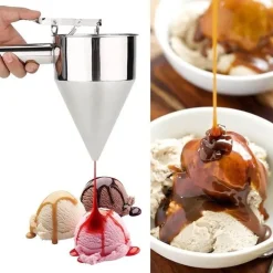 Hand-Teigspender - Rührwerkzeug aus Edelstahl