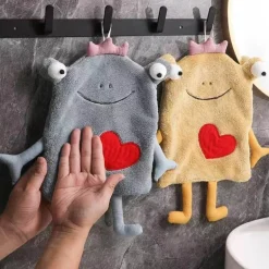 Handtuch aus Korallensamt – weiches, saugfähiges, kinderfreundliches Design