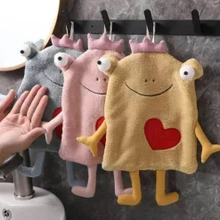 Handtuch aus Korallensamt – weiches, saugfähiges, kinderfreundliches Design