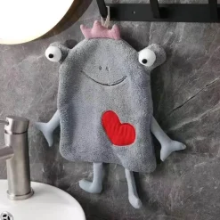 Handtuch aus Korallensamt – weiches, saugfähiges, kinderfreundliches Design