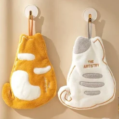 Handtuch mit Tigerkatzen-Motiv, weich, saugfähig, für Küche und Badezimmer