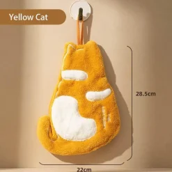 Handtuch mit Tigerkatzen-Motiv, weich, saugfähig, für Küche und Badezimmer