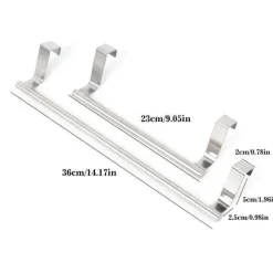 Handtuchhalter aus Edelstahl – Robuster Badezimmer-Organizer