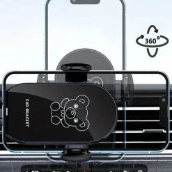 Handyhalterung für die Autolüftung – Bärenumarmungs-Design