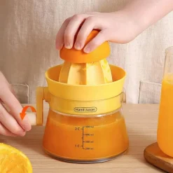 Hand-Zitronenpresse - Fruchtpresse mit Doppelpresse
