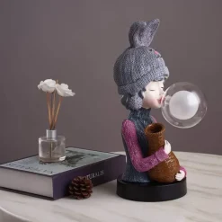 Hasenohr-Schreibtischlampe – Niedliche Blasenleuchte