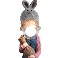 Hasenohr-Schreibtischlampe – Niedliche Blasenleuchte