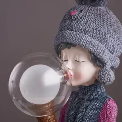 Hasenohr-Schreibtischlampe – Niedliche Blasenleuchte