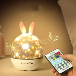 Hasenprojektor-Nachtlicht - LED-Sternenuniversumlampe