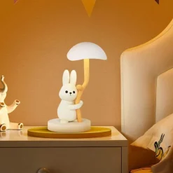 Hasen-Schreibtischlampe – Süßes Nachtlicht für Kinder, Kuscheltier-Dekor