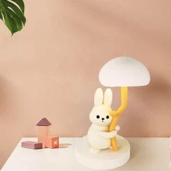 Hasen-Schreibtischlampe – Süßes Nachtlicht für Kinder, Kuscheltier-Dekor